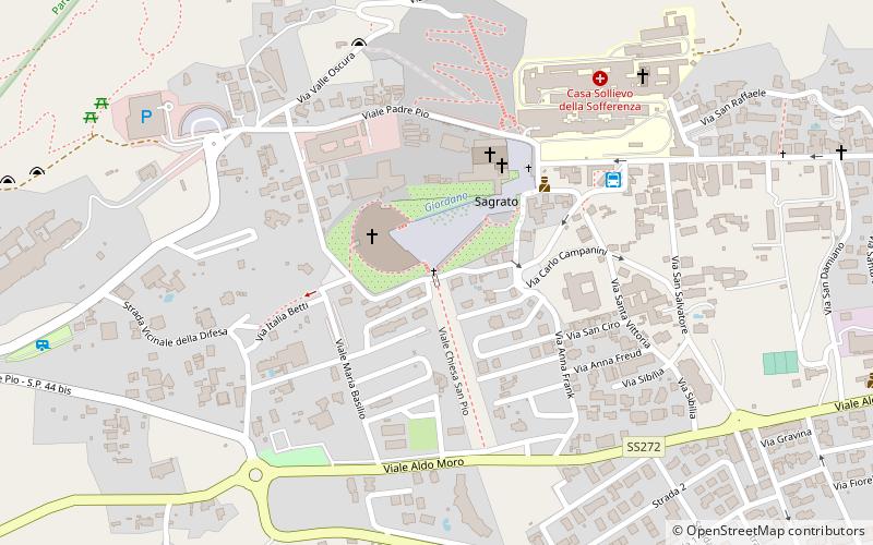 San Pio da Pietrelcina location map