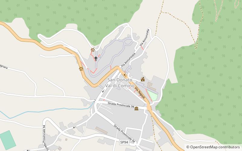 San Donato Val di Comino location map