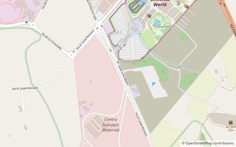 Cinecittà World location map