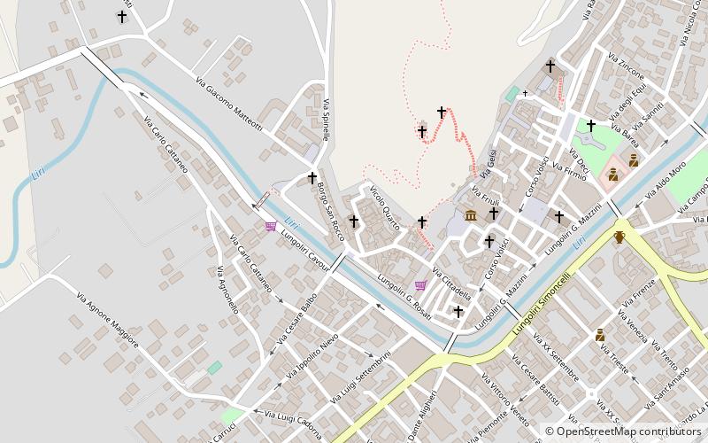 san silvestro papa sora location map