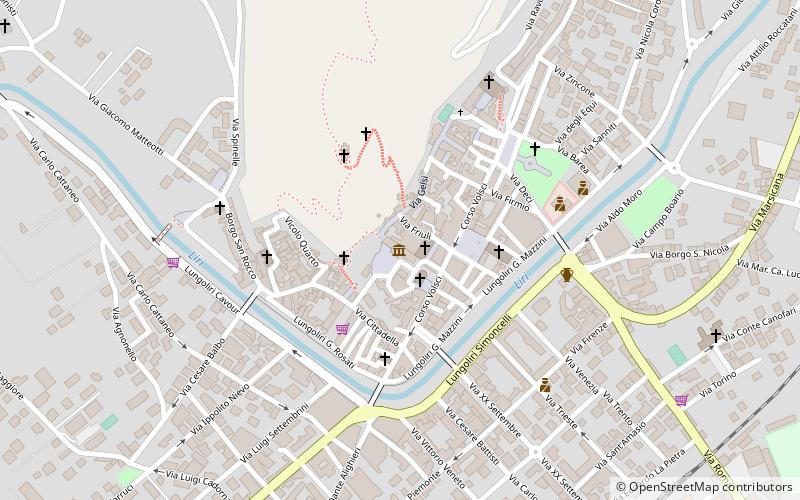 Museo Media Valle del Liri location map