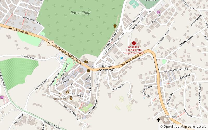 Ariccia location map