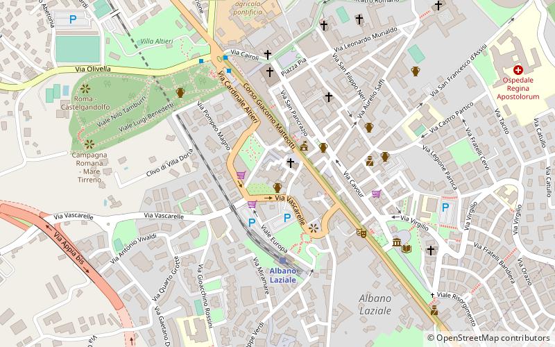 Terme di Caracalla location map