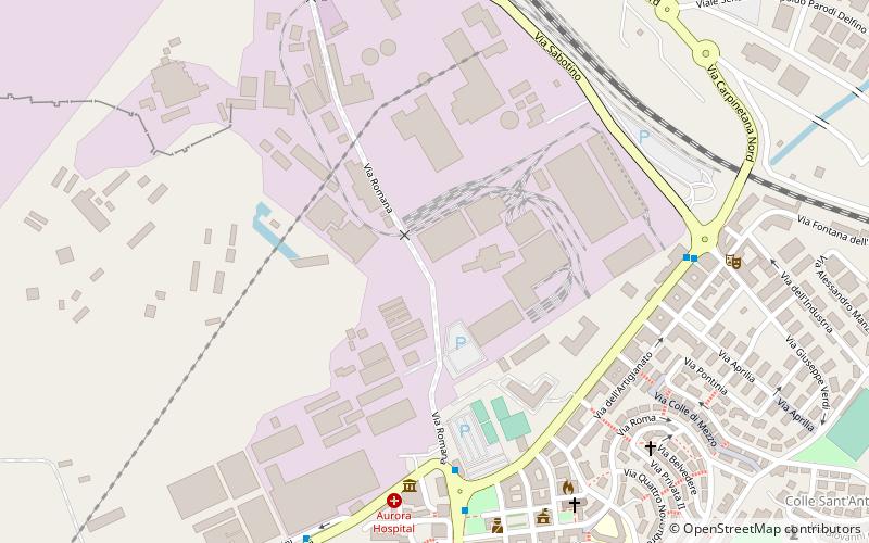 Colleferro location map