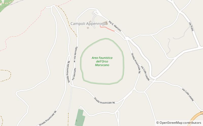 Campoli Appennino location map