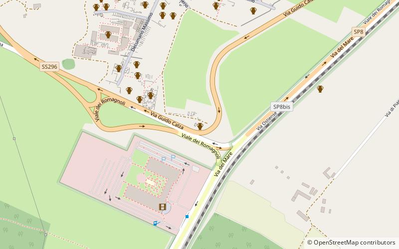 Synagoge von Ostia location map