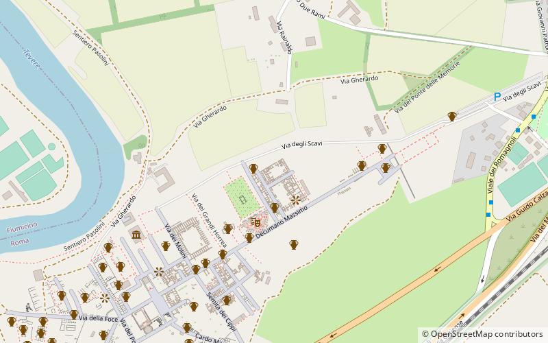 Barracks of the Vigiles location map