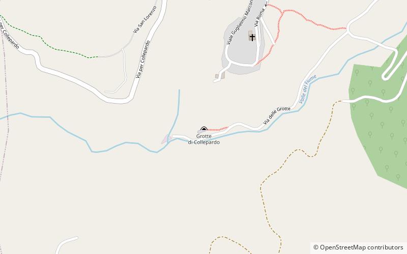 Grotte di Collepardo location map