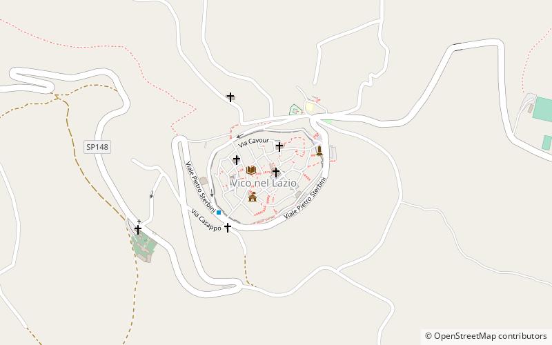 Vico nel Lazio location map