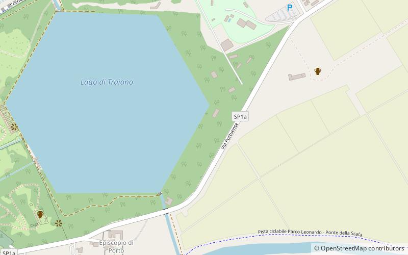 Portus Romae location map