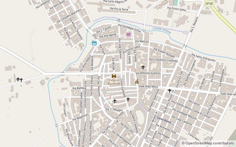 Apricena location map