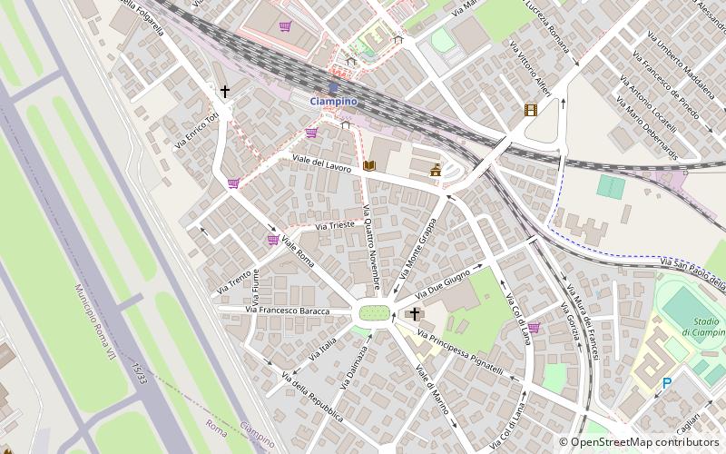 Ciampino location map