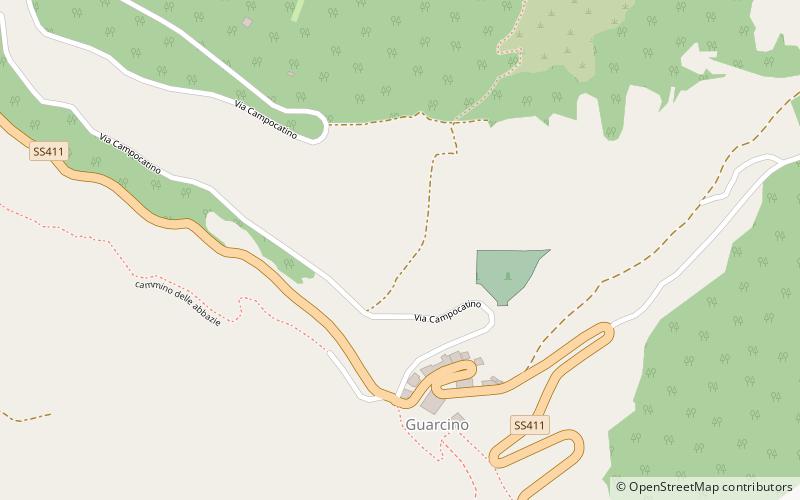 Guarcino location map