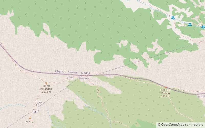 Monts Herniques location map