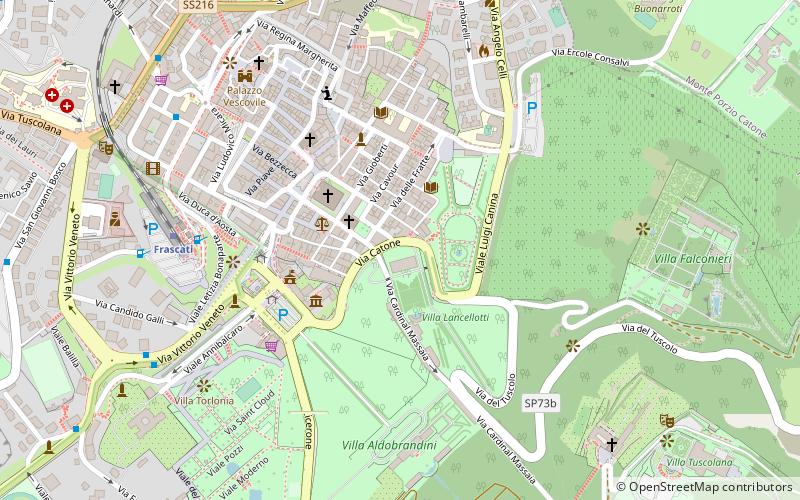 Villa Lancellotti location map