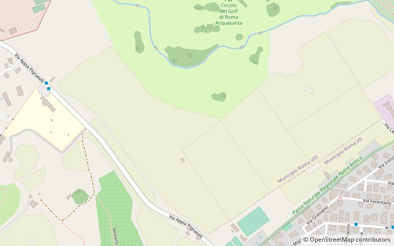 Acqua Santa Golf Club Course location map