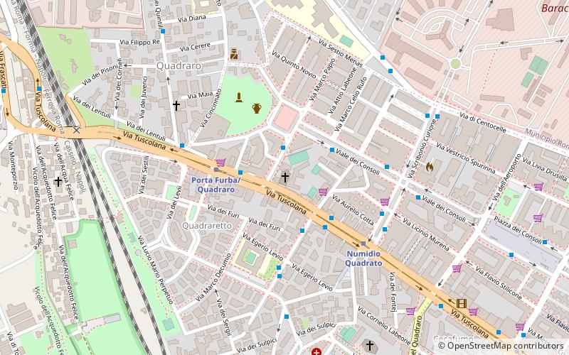Santa Maria del Buon Consiglio a Porta Furba location map