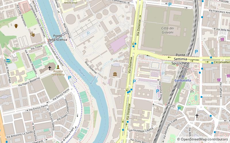 Centrale Montemartini Museum location map