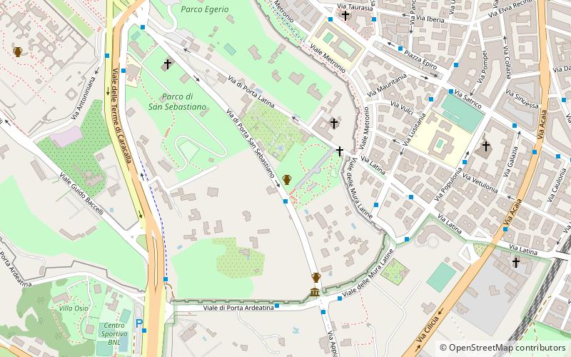 Grab der Scipionen location map