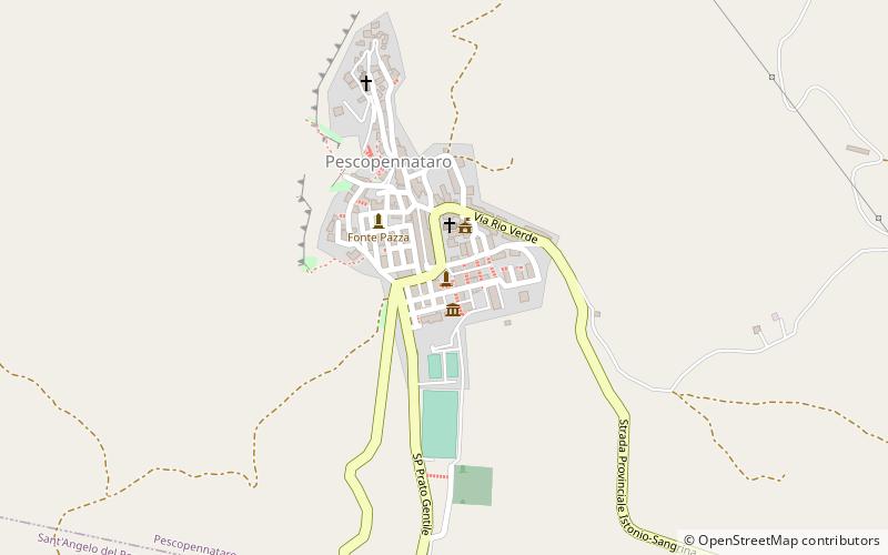Pescopennataro location map