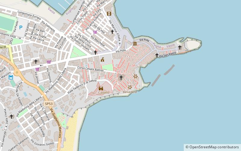 Cathédrale de Vieste location map