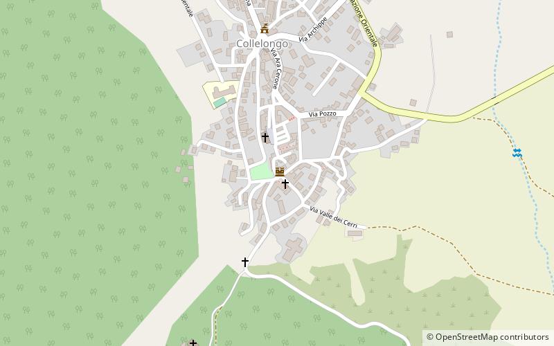 Collelongo location map
