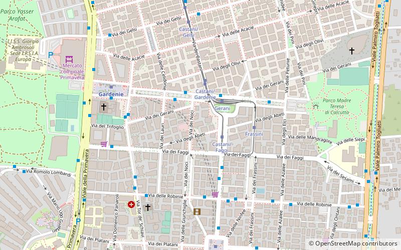 Prenestino-Centocelle location map