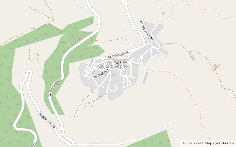 Civita d'Antino location map