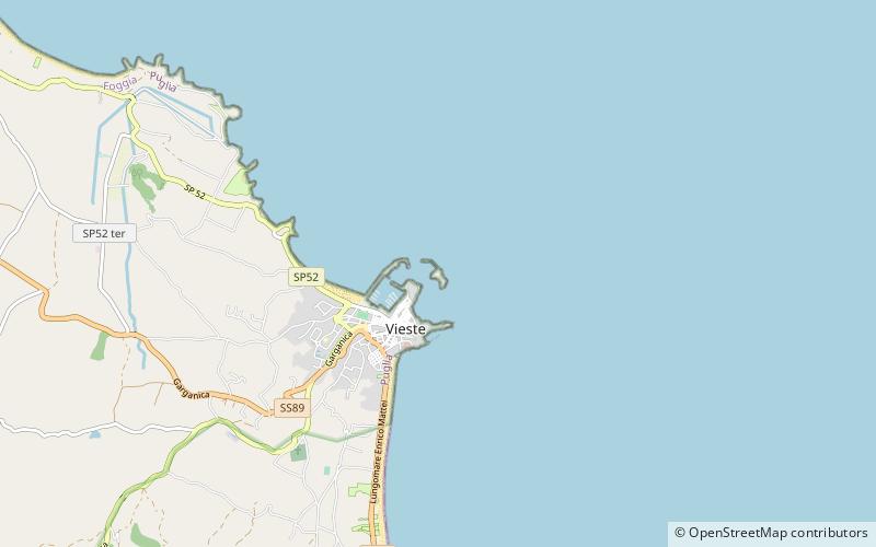 Faro di Vieste location map