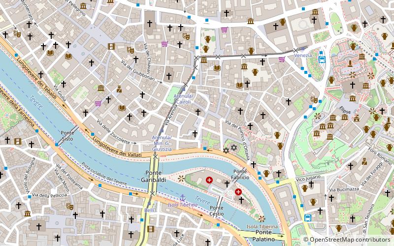 Fontana del Pianto location map