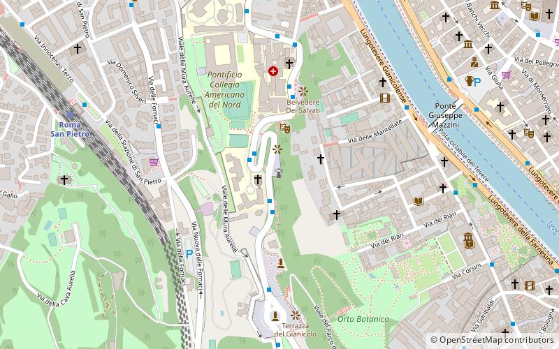 faro gianicolo rome location map
