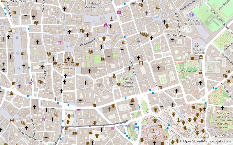 Roman College location map