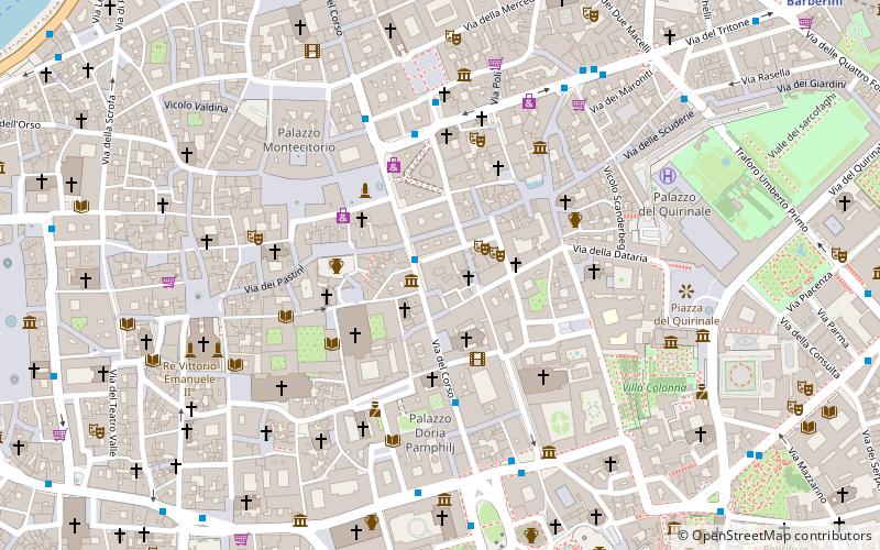 Palazzo Sciarra location map