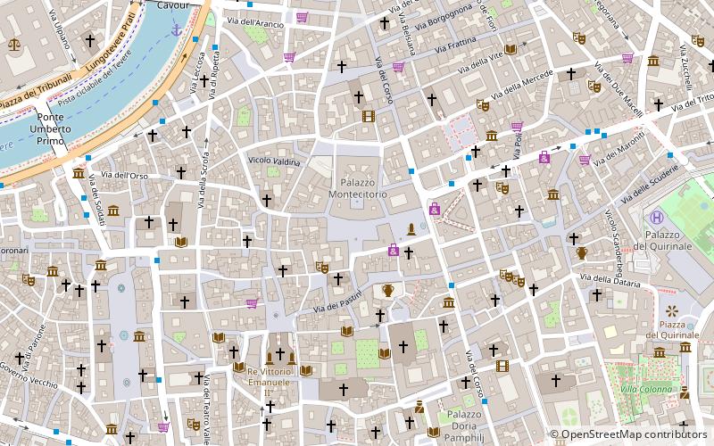 Piazza di Monte Citorio location map