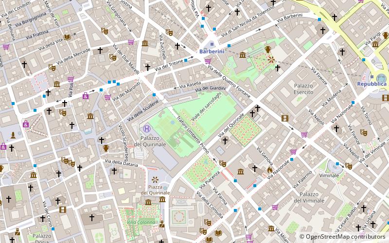 quirinal rome location map