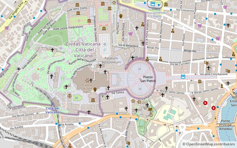 Aula Pawła VI location map