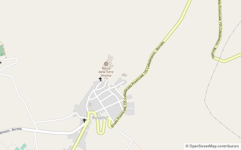 Rosello location map
