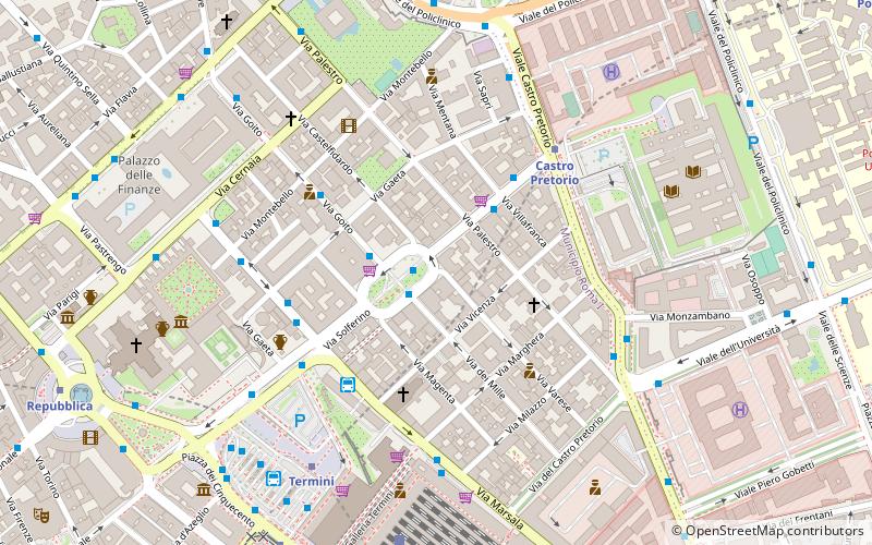 conseil superieur de la magistrature nomentano location map