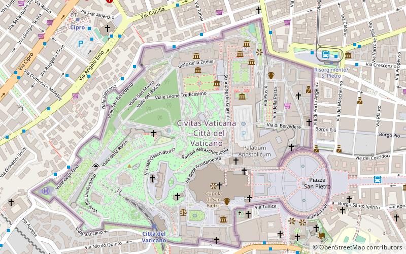 Vatican City location map
