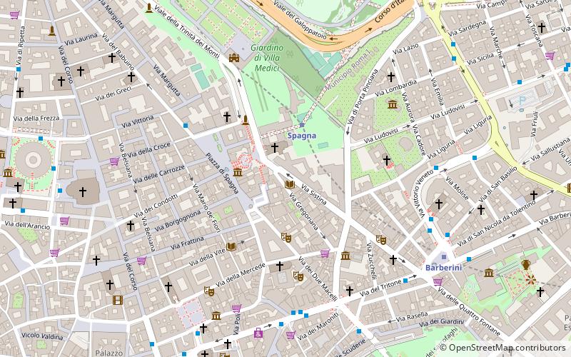 Bibliotheca Hertziana location map