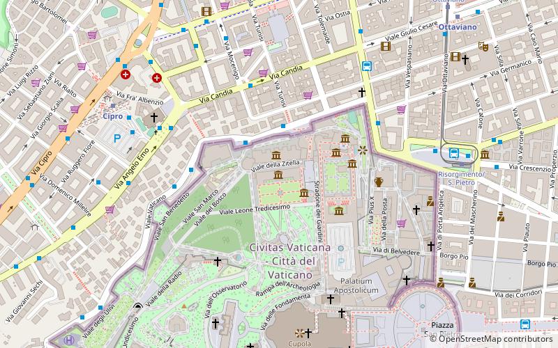 vatican secret archives rome location map