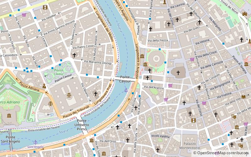 Ponte Cavour location map