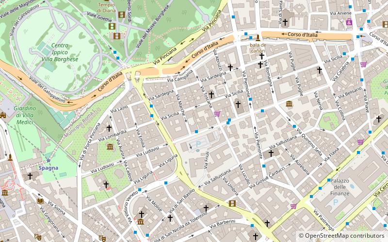 Ludovisi location map