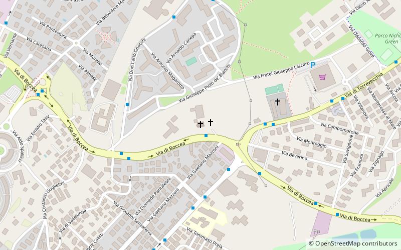 basilique santa sofia rome location map
