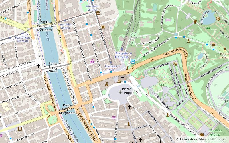Piazzale Flaminio location map