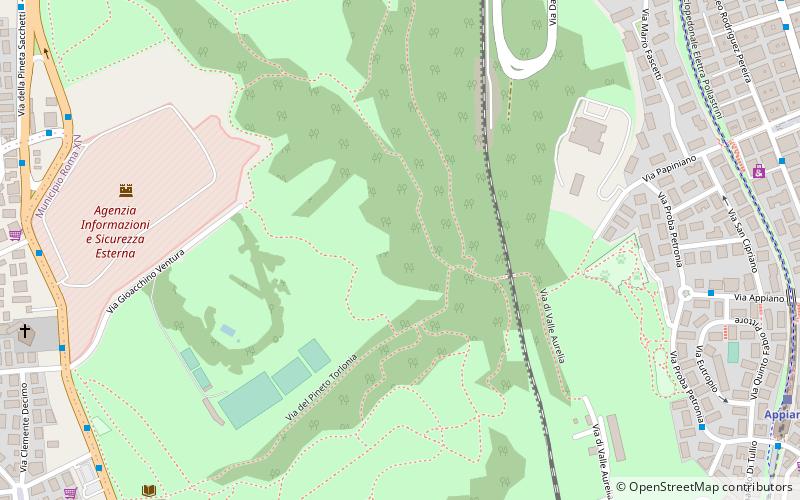villa pigneto del marchese sacchetti roma location map