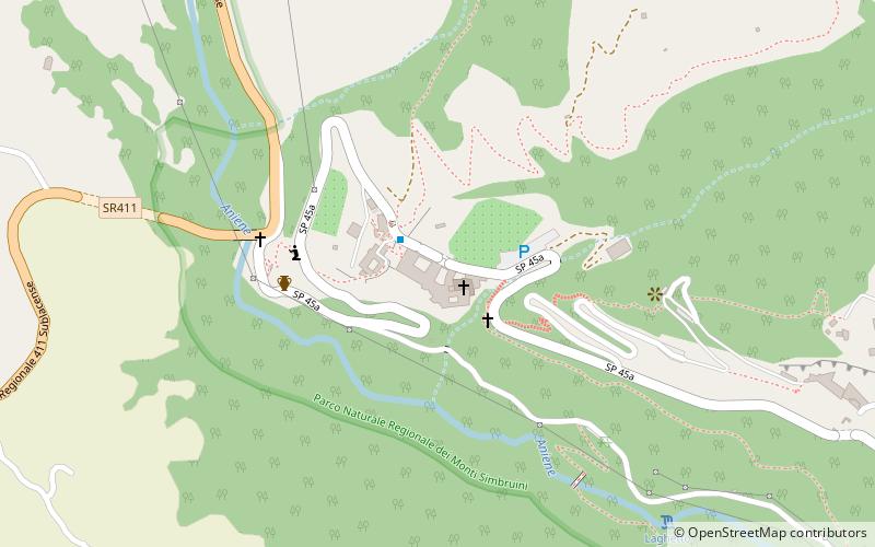 Monastero di Santa Scolastica location map
