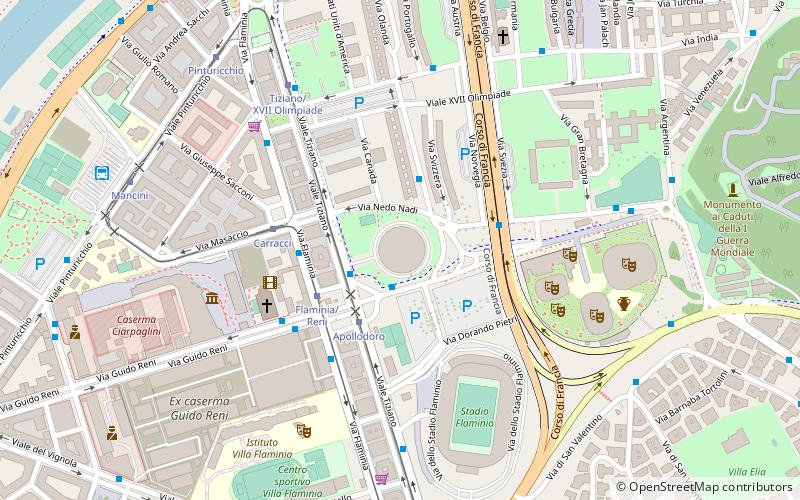 Petit palais des sports location map