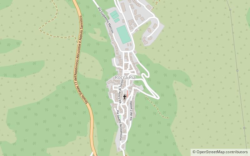Rocca Pia location map