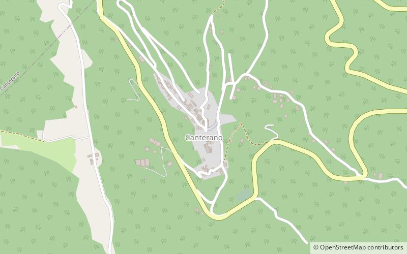 Canterano location map